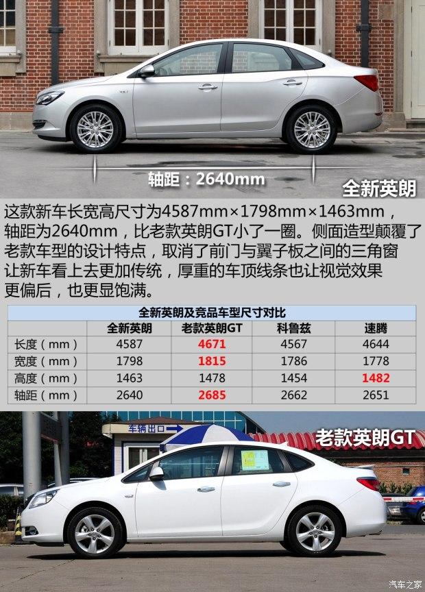 别克英朗最新款报价，全新别克英朗上市