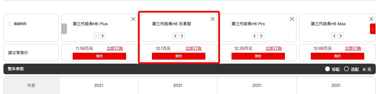 第三代哈弗h6最新报价，第三代哈弗h6乐享型上市