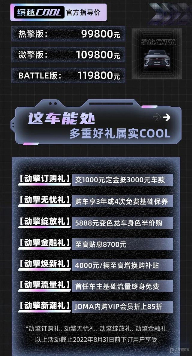 吉利报价及图片，吉利缤越COOL正式上市