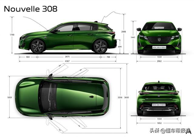 标致车308价格图片，全新标致308实车国内曝光