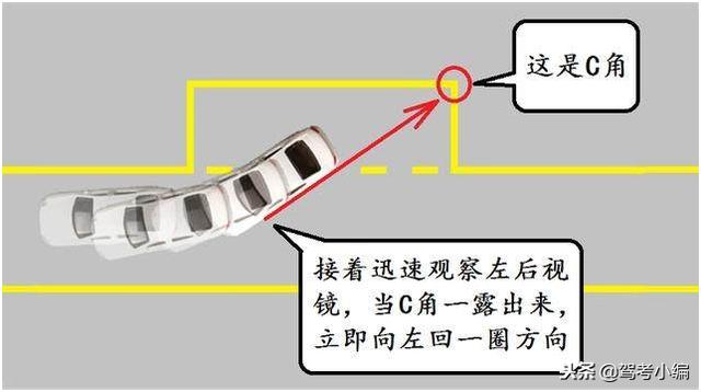 科目二侧方停车技巧图解，握2个易错点和6个看点技巧