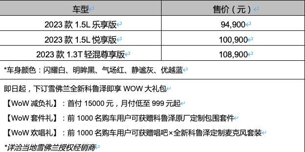 雪佛兰suv自动挡车型图片及价格，雪佛兰新款科鲁泽值不值得买