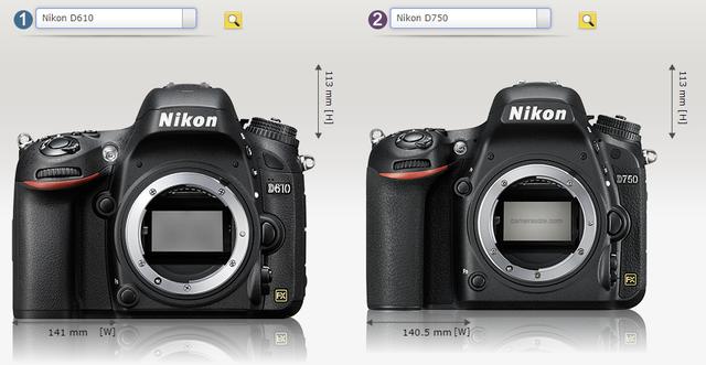 d610和d7500哪个好？尼康d610和750差距大吗