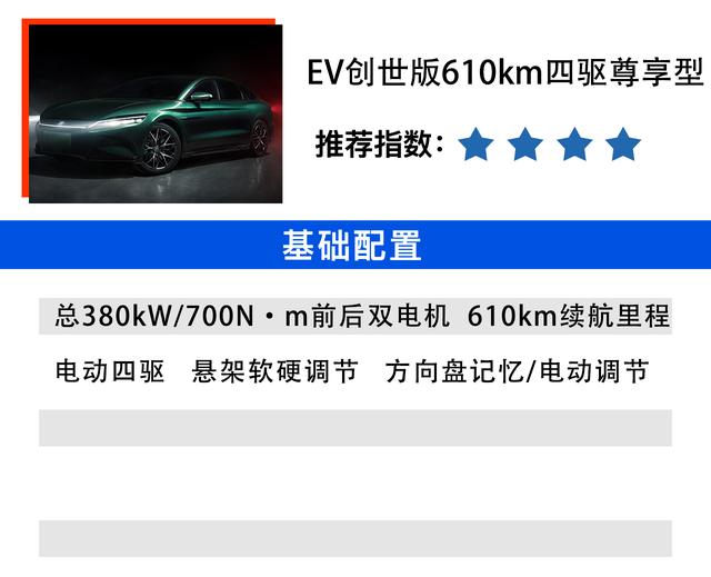 新款比亚迪汉2022款价格及参数，2022款比亚迪汉EV家族选购指南