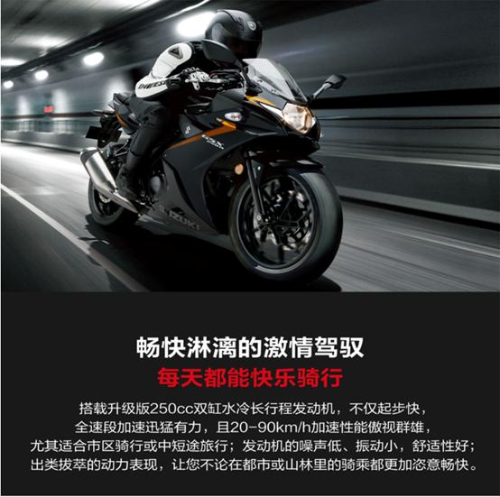 豪爵铃木250报价及图片，豪爵铃木gsx250r 2022款落地价