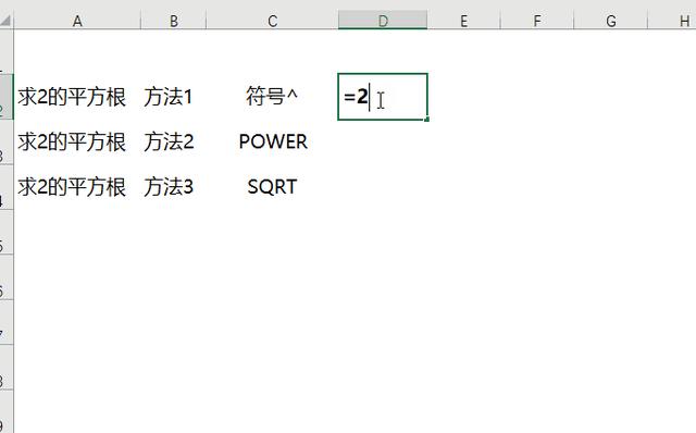 excel平方怎么计算？excel开平方公式大全详解