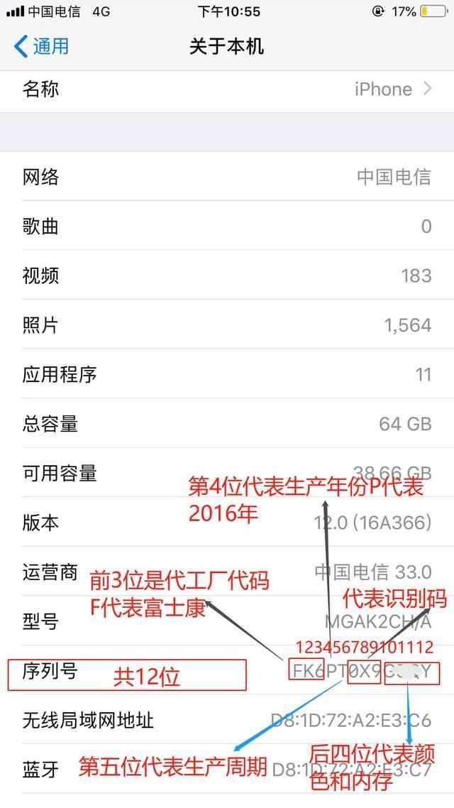 苹果型号含义是什么？iPhone手机序列号详解