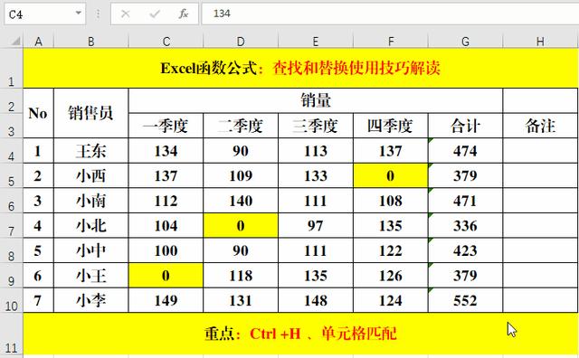 查找替换的快捷键是什么？查找替换功能正确使用方法