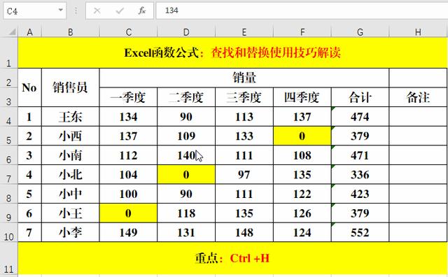 查找替换的快捷键是什么？查找替换功能正确使用方法