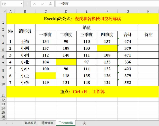 查找替换的快捷键是什么？查找替换功能正确使用方法